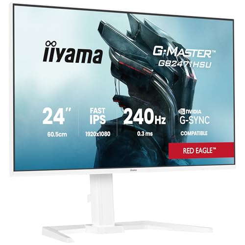 iiyama GB2471HSU-W1-23.8" IPS, 1920x1080/240Hz, 2H1DP, USB-hub, Has