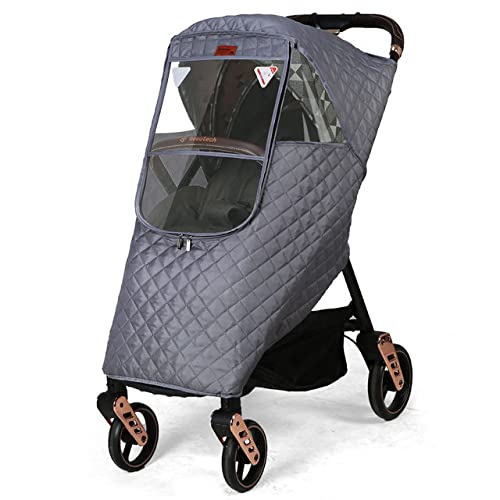 Verve Jelly Baby Stroller Rain Cover, Baby Travel Weather Shield, Pushchair Rain Cover Universal Raincover For Stroller Pushchair Buggy Pram, Windproof & Waterproof Keep Warm — image 1