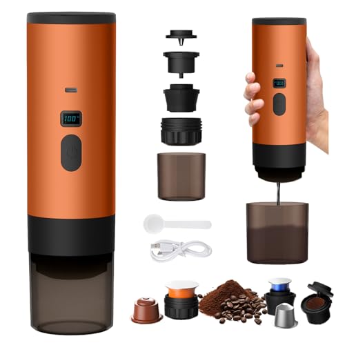 3 In 1 Caffettiera Portatile, Macchina da Caffè Portatile,...