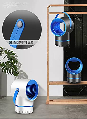 Mixue photocatalyst Mosquito Killer lamp Household Bedroom Mute Mosquito Repellent Mosquito Killer Ultraviolet Light USB Fly Sucker Inhalation Mosquito lamp (Dark Gray)