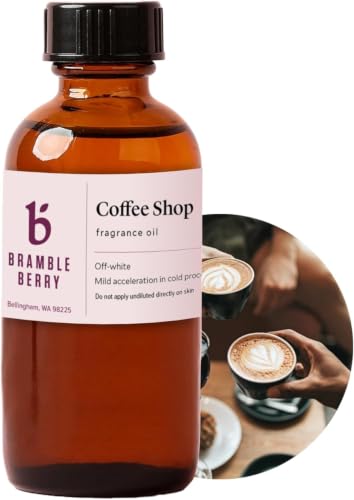 Image of Brambleberry Coffee Shop Fragrance Oil | Coffee Scent for DIY Soap & Scrubs | Coffee shop fragrance oil for soap making, scrubs, candles, lotion, body butter, bath bombs, and sweet bakery DIY gifts.