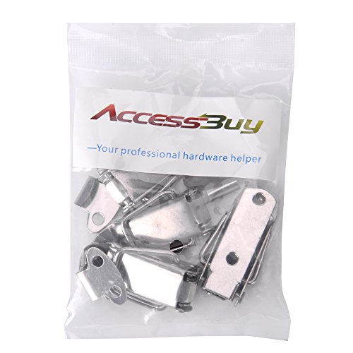 Accessbuy Stainless Steel Spring Loaded Toggle Latch Catch Clamp Clip for Trunk, Case, Box, and Chest with 4 Pack (73mmm Overall Length) - Thumbnail 5