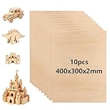[Dimensions A3 Polyvalentes] Profitez d'un grand espace de travail. Avec un format généreux de 400x300mm, ce lot de 10 planches permet de réaliser des projets d'envergure ou de découper de multiples petites pièces artisanales. Parfait pour les puzzles personnalisés, les décorations murales ou les supports de signalisation créatifs.