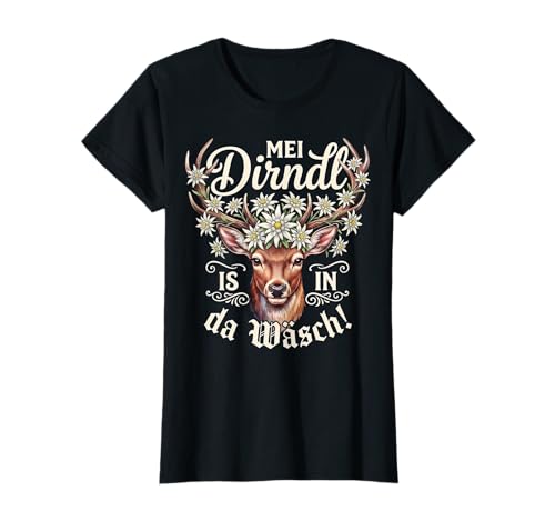 Passend für Oktoberfest Damen T-Shirt Dirndl Outfit Trachten T-Shirt