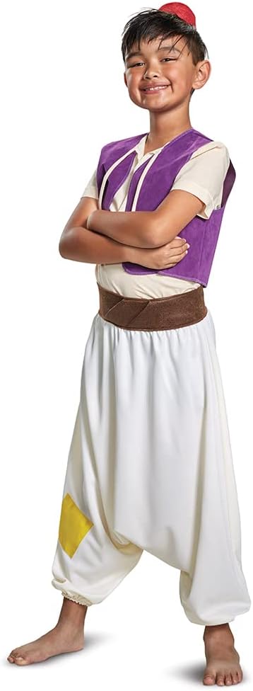 Aladdin Children's Street Rat Costume, Official Disney Aladdin Child Outfit and Headpiece