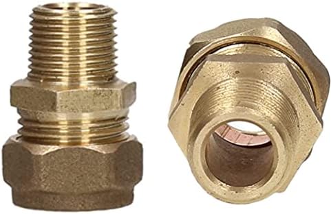 Pipestation 15mm Compression by 3/8" BSP Male Iron Thread European Flexible Tap Adapters (Pair)For European Tap Flexible Connectors