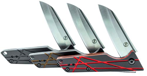 Statgear Ledge Slip-Joint Pocket Folding Knife | D2 Steel, G10 Handle, Reversible Tip-Up Carry Pocket Clip - Edc Hunting Compact Rugged Everyday Carry Slip Joint… #TOP3