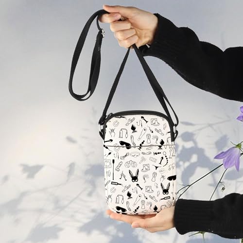 MNIGIU Funny BDSM Crossbody Bag Naughty Gift Sex Toys Shoulder Bag For Kinky Slut Hoe Hotwife Sex Game Gift3
