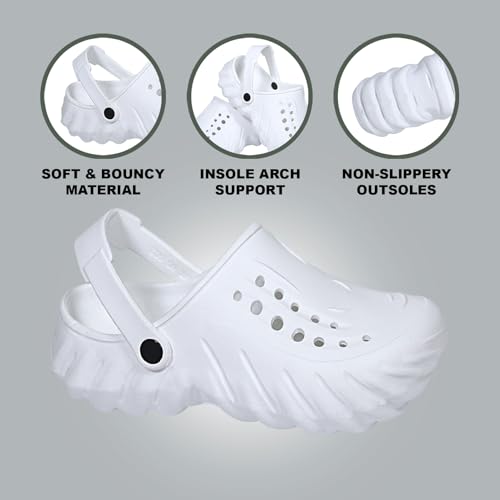 Image of Men's Clogs | Lightweight, Waterproof, Durable & Stylish Casual Footwear | Indoor & Outdoor Slip-On Slippers for Men