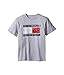 Tommy Hilfiger Little Boys' Tommy Flag Tee, Grey Heather, Large/6