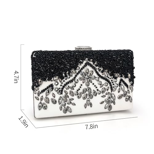 CZWLWYXB Rhinestone Pattern Evening Bag – Versatile Women’s Clutch, Perfect for Dress, Wedding Cheongsam, Bridesmaid – Elegant, Lady-Like Party Bag by CZWLWYXB - Used condition - Image 4