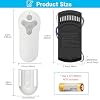 Universal Ceiling Fan Remote Control Kit Replacement for Harbor Breeze, Hunter, Hampton Bay, 3 Speed Light Dimmer, Compatible with KUJCE10311 KUJCE10712 TR214B 2AQZU-18018 25-FA0138 TR214B KUJCE10610