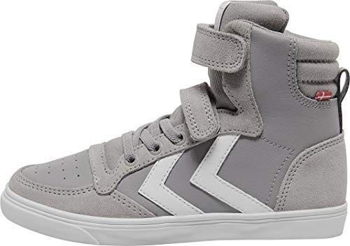Baskets Hautes Hummel Slimmer Stadil Leather High Jr en cuir et suède robustes