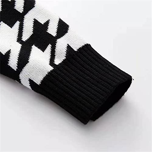 Baby Boys Knitted Sweater Cute Print Long Sleeve Round Neck Pullover Top Winter Warm Casual Sweatshirt3