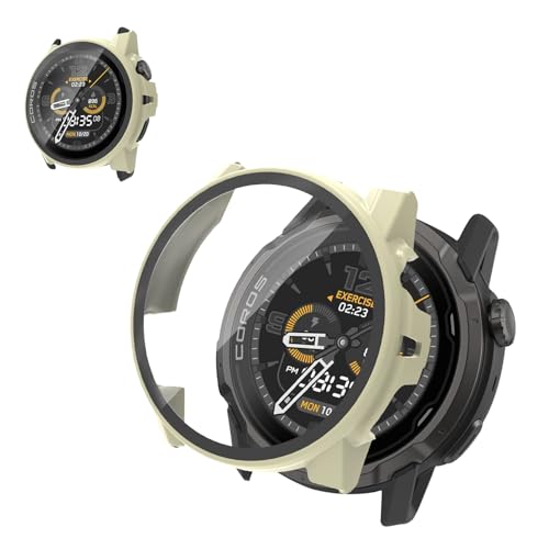 For COROS�i�J���X�jAPEX4 42mm �p �P�[�X �J�o�[ KONXISA COROS�i�J���X�jAPEX4 42mm �J�o�[+�t�B���� ��̌^�iPC�P�[�X+�K���X�t�B�����j�����ߗ� �C�菝�h�~ �Ռ��z�� �����[�d�\ �S�ʕی� ���E�ȒP�i�z���C�g