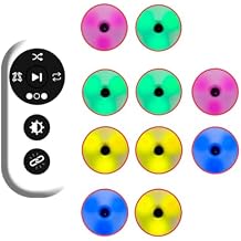 Response Agility Training Light, Childrens Physical Fitness Training, Remote Control to Control Light Operation red 10 Lights+Remote Control