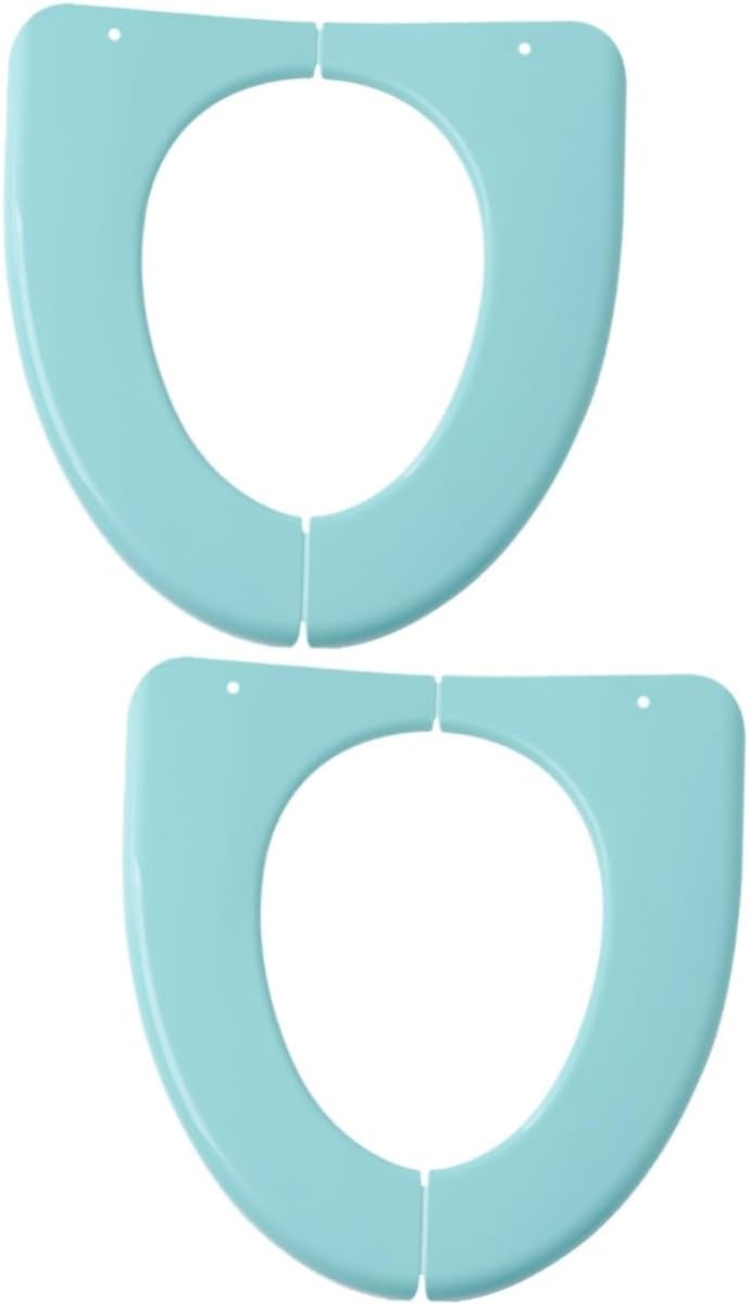 2 Pcs Folding Toilet Seat Potty Seat Cushion Toilet Training Seat Cover Folding Potty Seat Travel Portable Potty Training Seat Cover