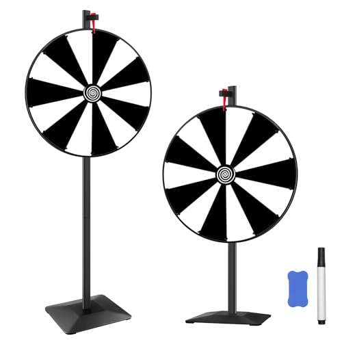 12 Inch Prize Wheel with 14 slots and dry erase surface