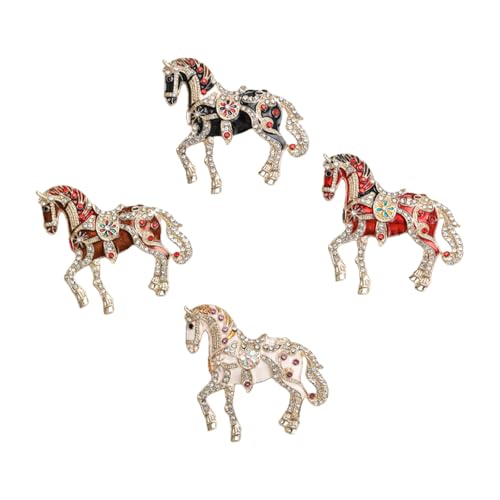 Broche de caballo de dibujos animados para dar vida a tus chaquetas y bufandas