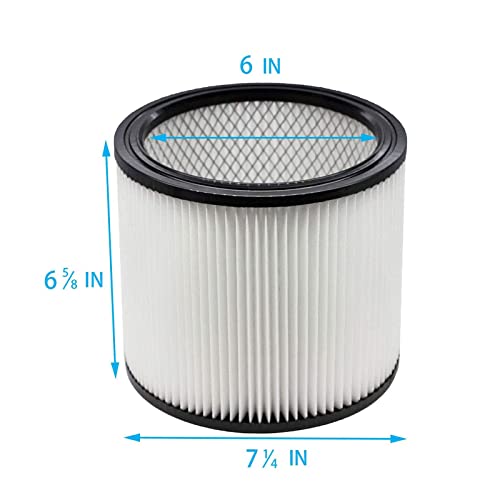 Extolife Replacement Filter Compatible with Shop-Vac 90350 90304 90333 Replacement fits for Shop Vac 4-16 Gallon most Wet/Dry Vacuum, Washable Synthetic Material, 2 PACK by Extolife - Image 7