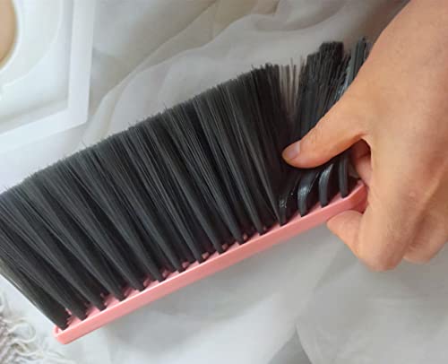 Pacote com 2 lençóis de cerdas macias, escova de limpeza com mão longa, espanador para removedor de