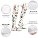 SESLFLKPJK Girls Woman's Fashion Just A Girl Who Loves Foxes Cushion Crew Socks for Training, Basketball, Skiing, Arch Support Knee-High No Show Socks