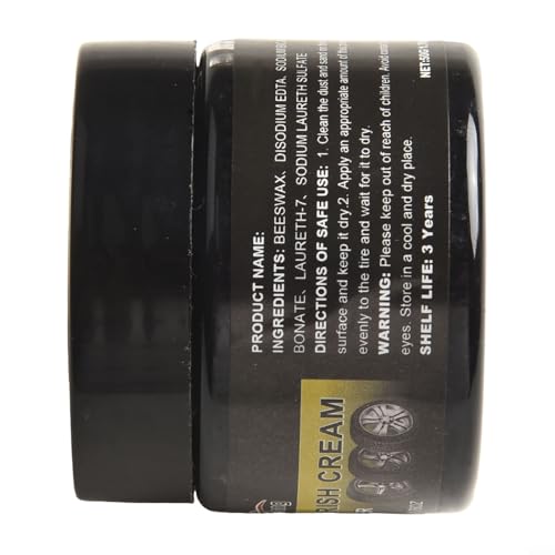 Cera para neumáticos 50g, crema para brillo rápido miniatura 6