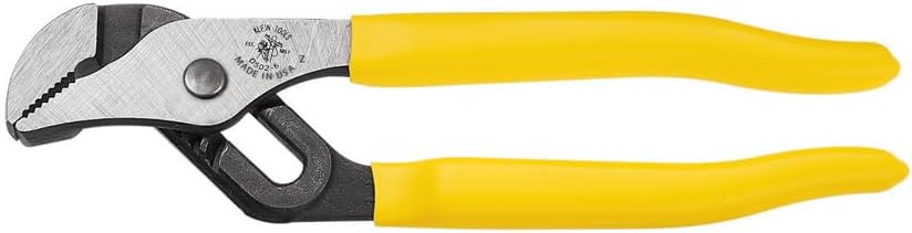 Klein Tools D502-16 Pump Pliers, Dipped 16-Inch Tongue and Groove, Yellow