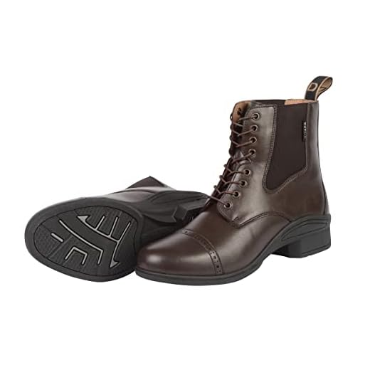 Dublin Altitude Lace Up Paddock Boots - Brown - Ladies 10