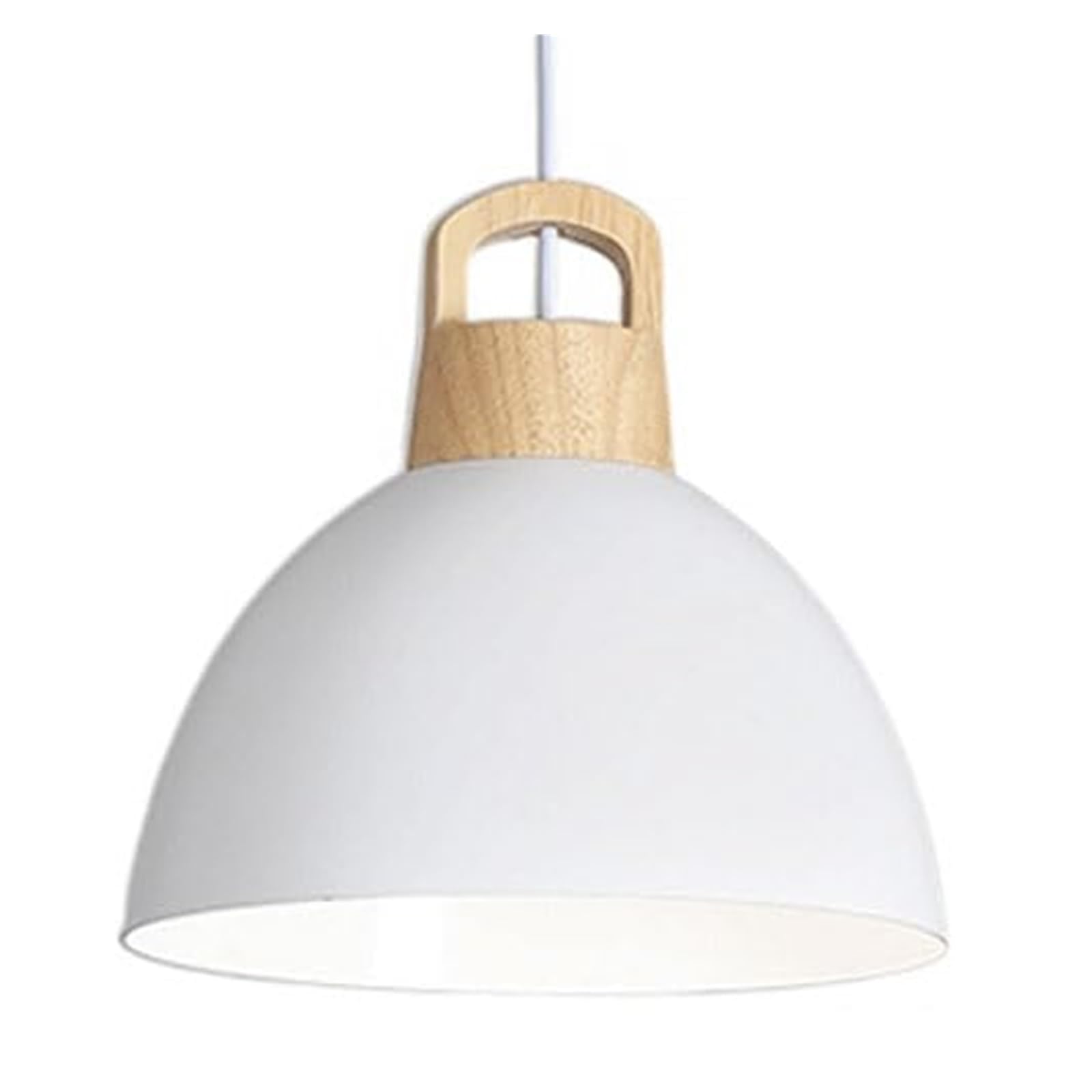 Wjqqlsm One Color Lighting Fixtures Nordic Industrial Metal Pendant Lamp - Creative Pot Lid Shape Chandelier For Living Room, Kitchen Island & Corridor Decoration