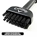 Callaway Golf Mini-Mag Magnetic Club Brush - Compact Golf Club Brush, Groove Cleaner, Golf Bag Accessory, Detachable Magnet, Durable Scrubbing Nylon Bristles