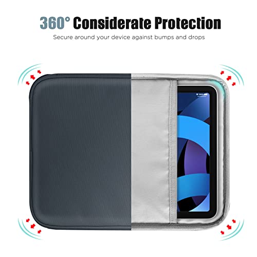 Image of TiMOVO 9-11 inch Tablet Sleeve Bag for iPad 11-inch A16 2025, iPad 10.9 inch /10.2 inch| Air 11 Inch /5th /4th Gen. 10.9 inch, Galaxy Tab A9+ /A11Plus 11 inch, Protective Bag with Pocket, Space Gray
