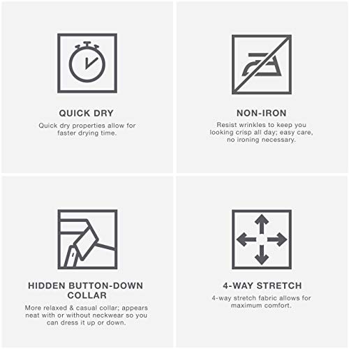 Van Heusen Men's Dress Shirt Slim Fit Traveler Stretch4