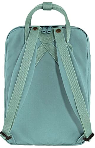 Image of Fjallraven Kanken Laptop 15 Backpack - Padded Laptop Sleeve, Durable Vinylon Fabric - School, Travel, Sky Blue