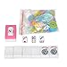 C&H Solutions American Mah Jongg Complete Set, 166 Tiles with All in one Combo Rack with Soft Bag