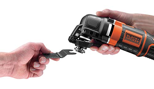 Outil multifonctions oscillatoire BLACK+DECKER pour découpes difficiles et ponçage précis