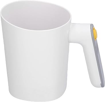 Electric Flour Sifter, Handheld Flour Sieve Large Baking Sifter White Powder Flour Mesh Sifter Battery Operated Strainer for Baking