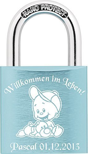 ABUS Baby Lock 645TI/30 Vorhängeschloss in Hellblau