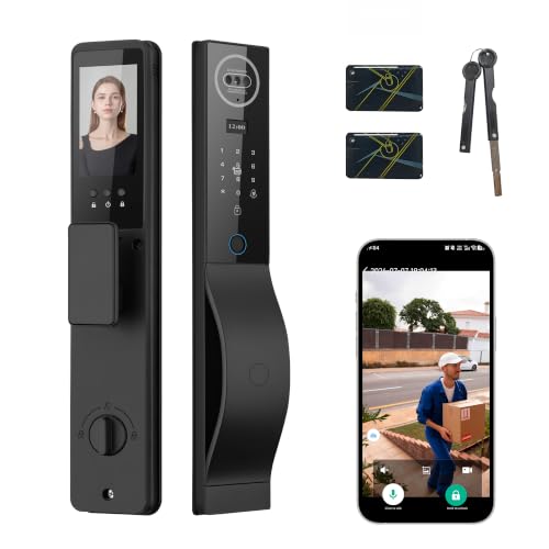 ORCAHIVED Smart Door Lock with Camera & 3D Face Recognition