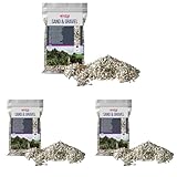 Amtra Policromo - Grava Acuario Agua Dulce y Marina, Blanca, 5 kg - Sustrato Natural para Decoración de Fondo con Arena, Guijarros y Piedras Pequeñas (6-10 mm) - Accesorios para Peces y Tortugas