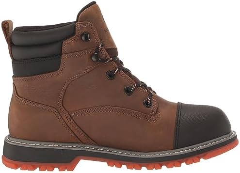 Wolverine Men's Floorhand LX Cap Toe Waterproof 6" Construction Boot, Sudan Brown, 11 | Image 5