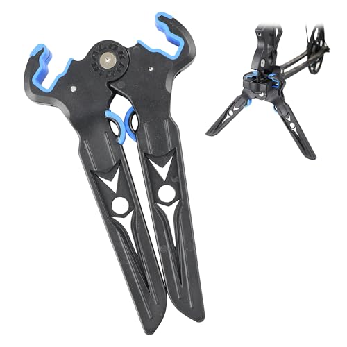 HTXBOW Compound Bow Stand Keep The Bow in A Standing Position Easy to Take and Hold Enhancing Its Aesthetic Appeal