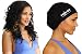 Swim On Waterproof Silicone Swim Cap, Large, Black