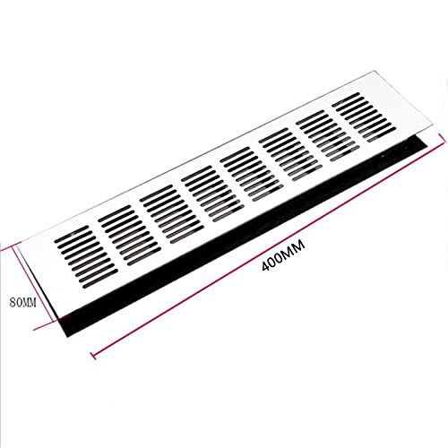 Rejilla de ventilación rectangular de aleación de 80 mm para armarios y cocinas 3