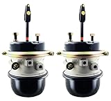 Torque 2 Pack of Type 30/30 Air Brake Chamber Welded Clevis 3' Long Stroke 3030 (Replaces Haldex GC3030LCW LC3030LCW Bendix NT3030ELS-WC IHC 3541891C91 Freightliner HDX1373030215) (2 x TR3030CLS-WC)