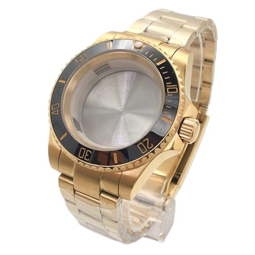GMT40mm �S�[���h�R�[�e�B���O���ꂽ�����P�[�X���v���i�T�t�@�C�A�N���X�^�����v�u���X���b�g�h���X�`�[���P�[�X�A���ዾ�Ȃ�����