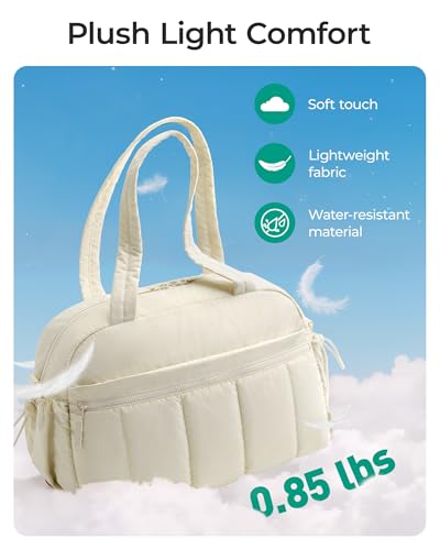 image for BAGSMART Gym Bag for Women, Duffle Bag for Travel with Wet Pocket, Lig