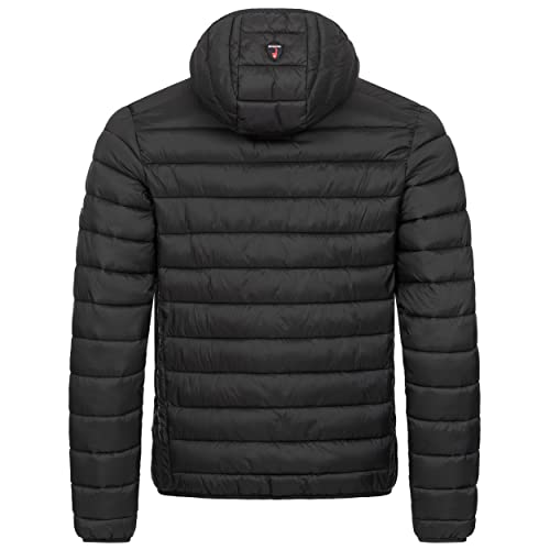 Übergangsjacke Herren Höhenhorn Balmhorn in Midnight Black Größe 3XL