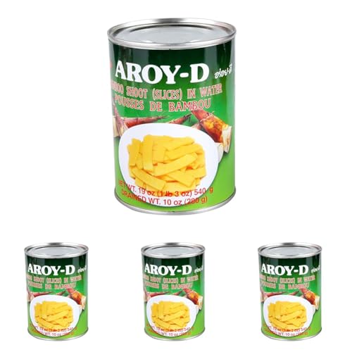 AROY-D Pousses de Bambou Tranches 0.54 kg 1 Unité (Lot de 4)