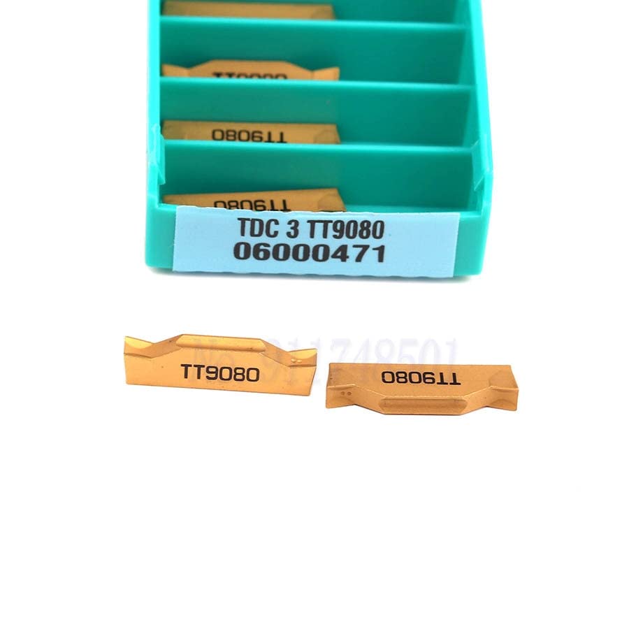 Juego de 10 fresas TDC TT9030 para torno CNC